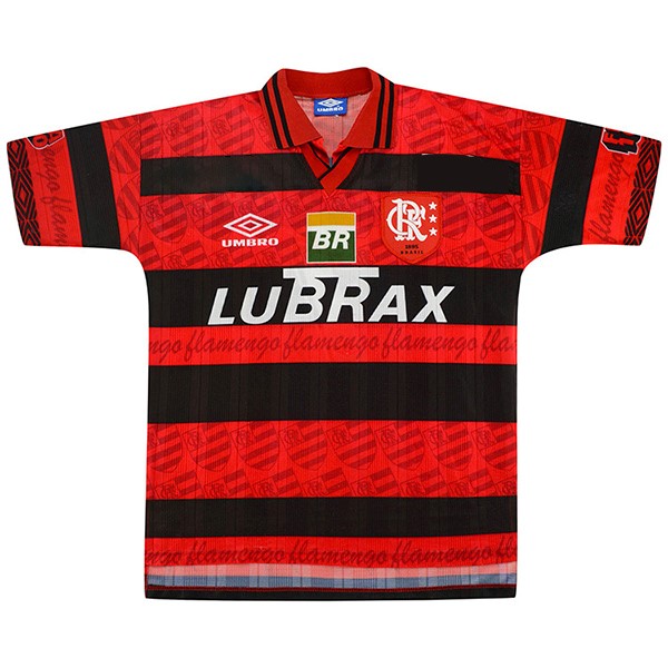 Thailande Maillot Football Flamengo Domicile Retro 1995 1996 Rouge
